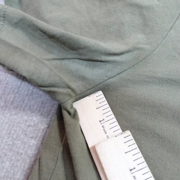 Buck Mason Shirt 2XL Green Olive Solid - Picture 3 of 6